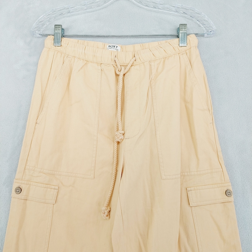 Wide Leg Cargo Pants - Beige - Picture 4 of 9